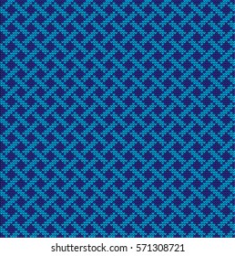 Knitted seamless pattern hounds-tooth