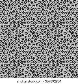 Knitted seamless pattern leopard skin