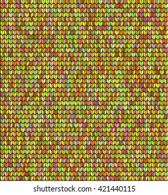 knitted seamless pattern melange