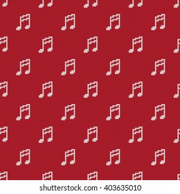 knitted seamless pattern notes