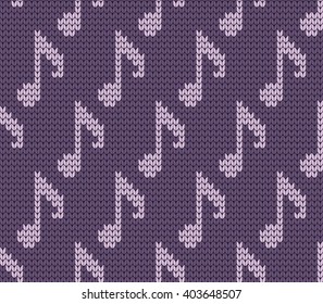 knitted seamless pattern notes