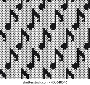 knitted seamless pattern notes