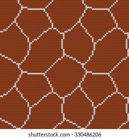 knitted seamless pattern spots giraffe