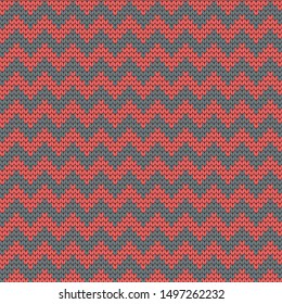 knitted seamless pattern, sweater or plaid design