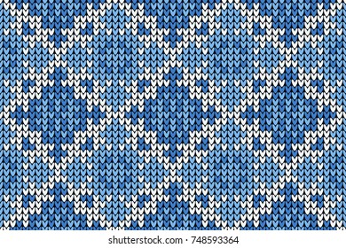 Knitted seamless pattern.Can use for warm clothes design, Christmas and new year background