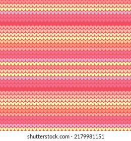 Patrón sin fisuras de punto. Fondo de puente de invierno. Ornamento de repetición del norte de lana de lana de melange. Vector de tradición Pastel textil. Patrón de repetición de navidades escandinavas de la temporada de invierno. Cuchillo noruego.
