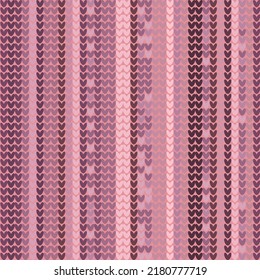 Patrón sin fisuras de punto. Fondo de puente de invierno. Ornamento de repetición del norte de lana de lana de melange. Vector de tradición Pastel textil. Patrón de repetición de navidades escandinavas de la temporada de invierno. Cuchillo noruego.