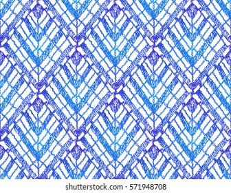 Knitted seamless patterns. Crochet mesh. Knitting or woven macrame in the bohemian style. Oriental motifs.