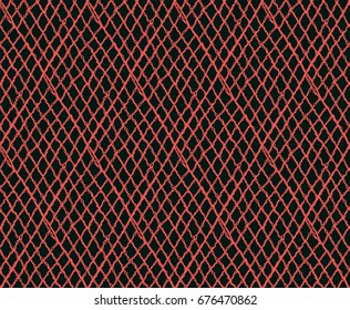 Knitted seamless patterns. Crochet mesh. Knitting or woven macrame in the bohemian style. Oriental motifs.