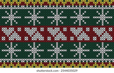 Padrões de malha sem emenda. Cross costura suéter texturas fundo, impressão de malha ornamento tradicional. Design festivo de Natal,Ilustração pullover.Vetor de lã geométrica,design para roupas,cobertor