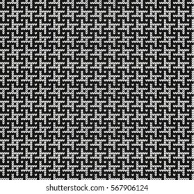 Knitted seamless patterns crow's feet