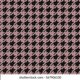 Knitted Seamless Patterns Crow's Feet