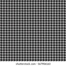 Knitted seamless patterns crow's feet