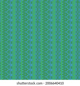 Knitted seamless varicolored pattern. Ocean design. Vector illustration.