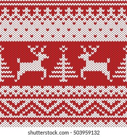 knitted seamless vector background