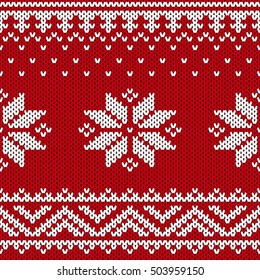 knitted seamless vector background