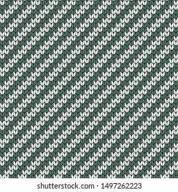 knitted seamless vector pattern, sweater or plaid design