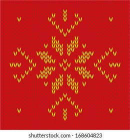 knitted star