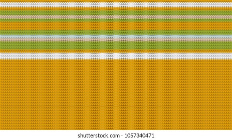 Knitted Stitch Seamless Pattern with Empty Space for Text. Vector Knitted Stitch for Your Design. Winter Sweater Holiday Design. Vector
