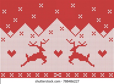 Knitted sweater background