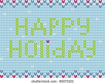 knitted sweater for holidays