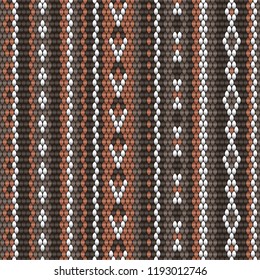 Knitted sweater pattern vector. Colorful warm colors, knitwear texture background.