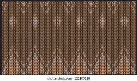 knitted texture background (vector illustration)