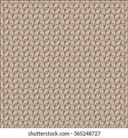 Knitted texture.  Woven background. Monochrome. Abstract vector.