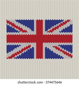 Knitted United Kingdom Flag