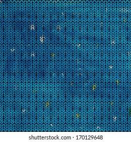Knitted vector background, winter pattern for your design