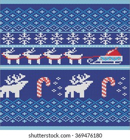 Knitted vector pattern
