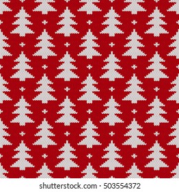 Knitted vector pattern