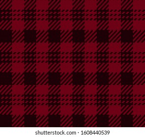 Knitted vector seamless decorative checkered pattern, modern design