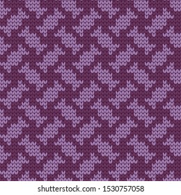 Knitted vector seamless decorative pattern candies