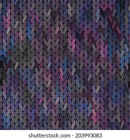 Knitted vector Seamless Fabric Pattern