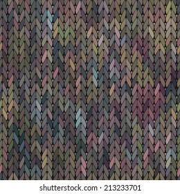 Knitted vector Seamless Fabric Pattern
