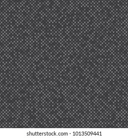 Knitted Wool Sweater Pattern Vector Imitation. Seamless Background with Shades of Gray Colors. Knitting Wool Sweater Design