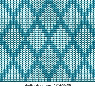 Knitted wool vector background