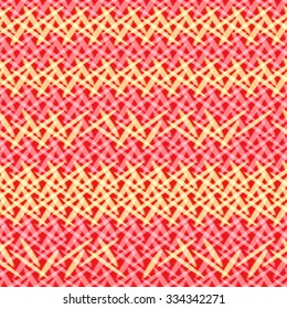 Knitted wool vector background. Abstract seamless pattern.