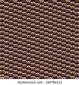Knitted wool vector background, seamless pattern, scandinavian design 