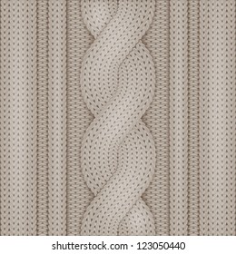 Knitted woolen texture
