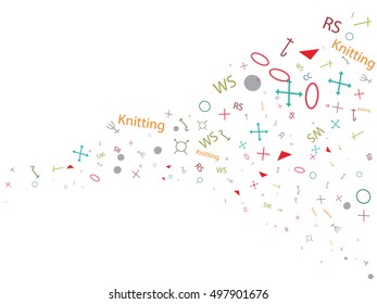 knitting  abstract background