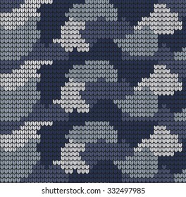 Knitting Camouflage VECTOR PATTERN