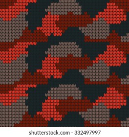 Knitting Camouflage VECTOR PATTERN