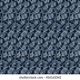 Knitting Camouflage VECTOR PATTERN