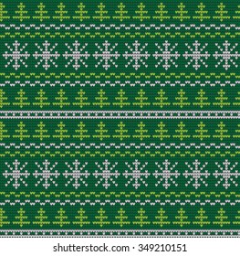 Knitting Christmas Pattern