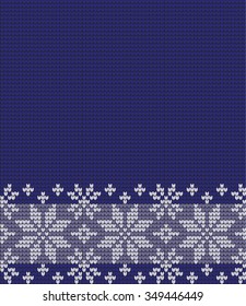 Knitting Christmas Pattern