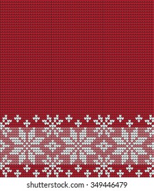 Knitting Christmas Pattern