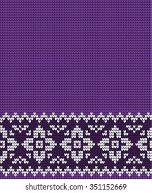 Knitting Christmas Pattern