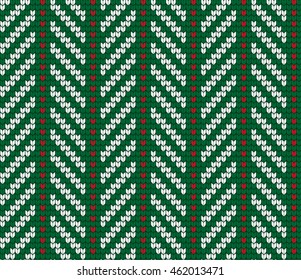 Knitting Christmas Pattern